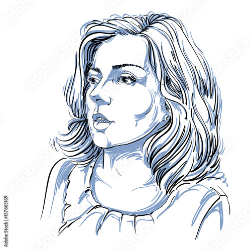 Monochrome vector hand-draw...