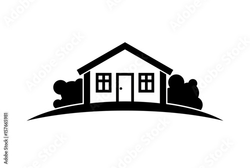 Abstract vector black and w...