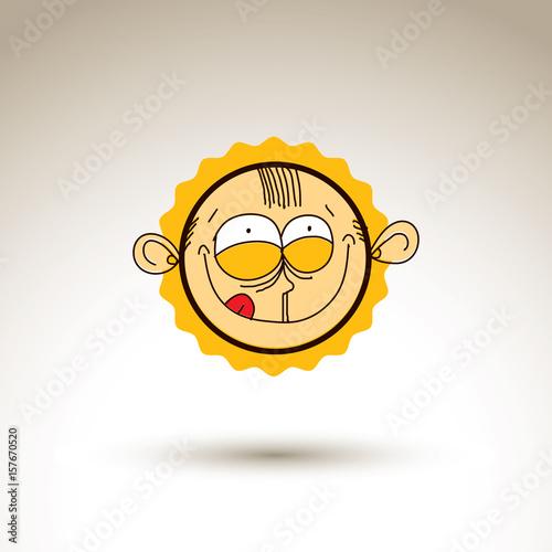 Vector hand drawn cartoon w...