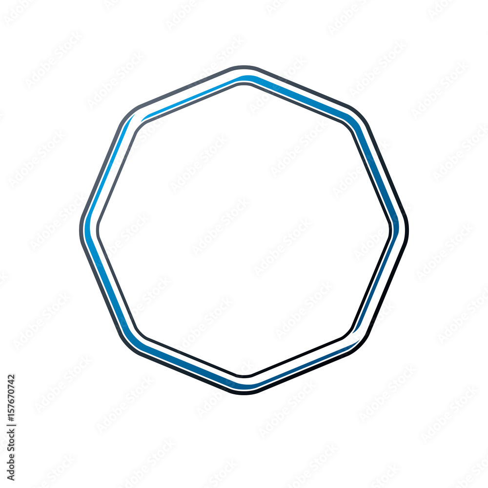Victorian art vector circular frame with blank copy space. Heraldic template illustration, mirror border. Victorian art vector circular frame with blank copy space. Heraldic template illustration, mirror border.