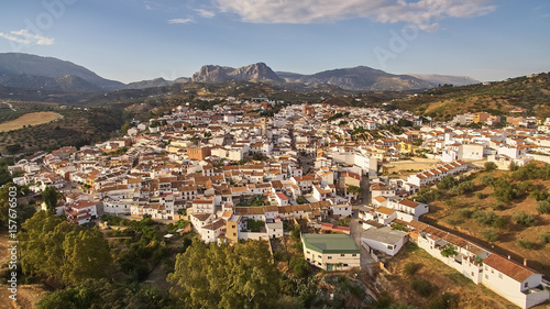 Riogordo white village in Malaga, Spain © Evan Frank
