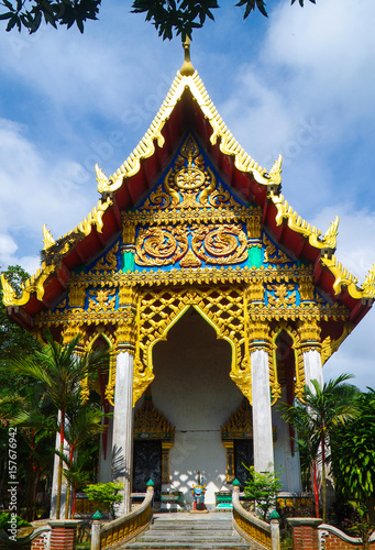 KOH CHANG, THAILAND - August, 2016: Wat Khlong Phrao on Koh Chang, Thailand