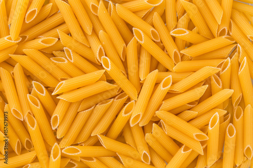 Texture of Penne, Italian pasta