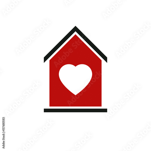 House abstract vector icon,...