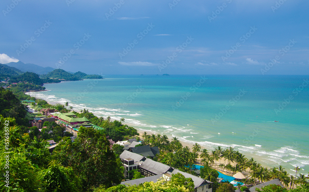 Obraz premium Punktu widok przy Koh Chang, Tajlandia