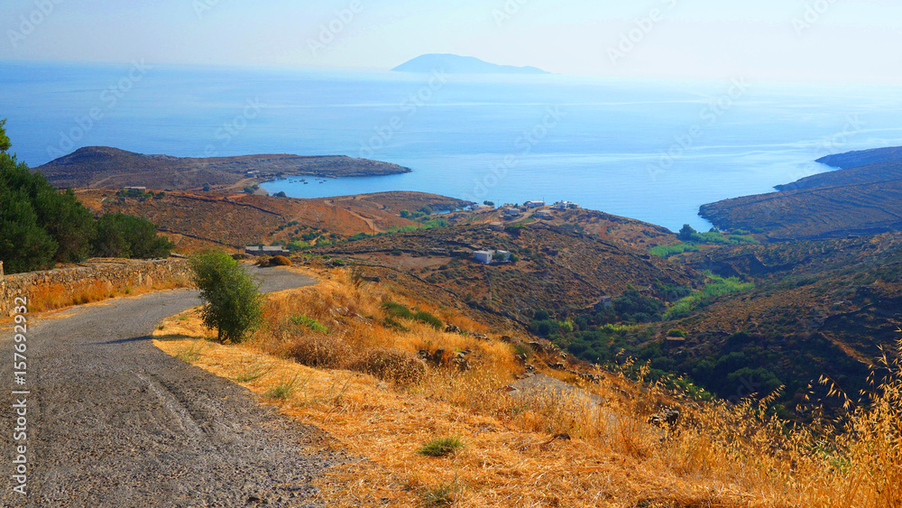 Photo of picturesque island of Serifos on a summer morning, Cyclades, Greece