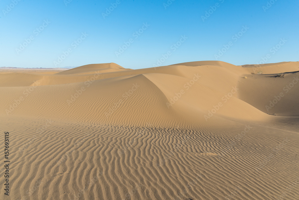 sand dunes in the desert 
