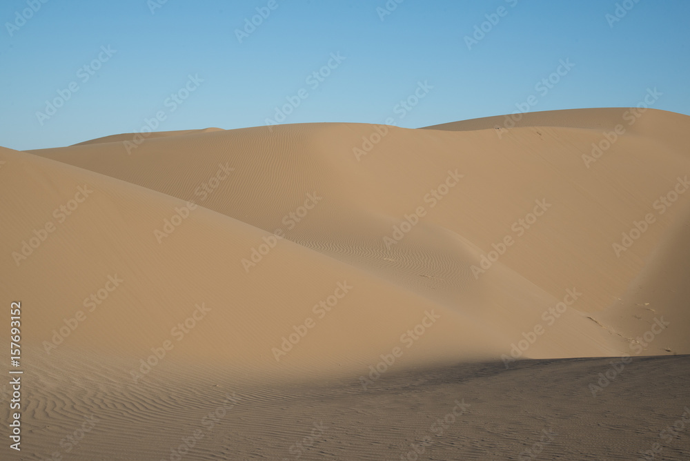 sand dunes in the desert 