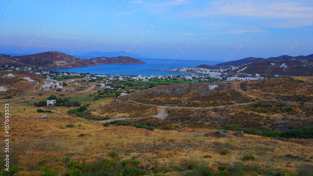 Photo of picturesque island of Serifos on a summer morning, Cyclades, Greece
