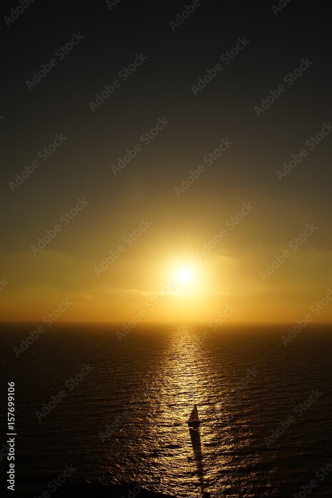 Naklejka premium coucher soleil