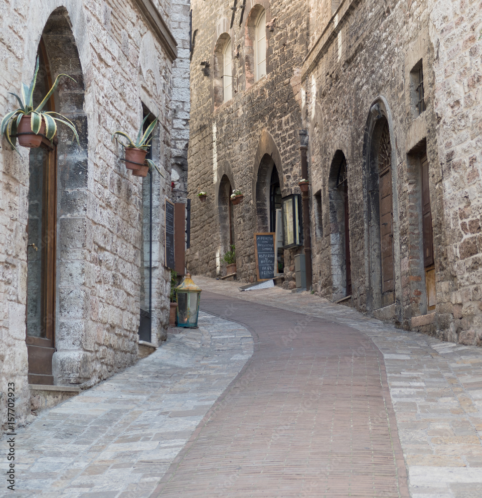 Assisi street, Italy