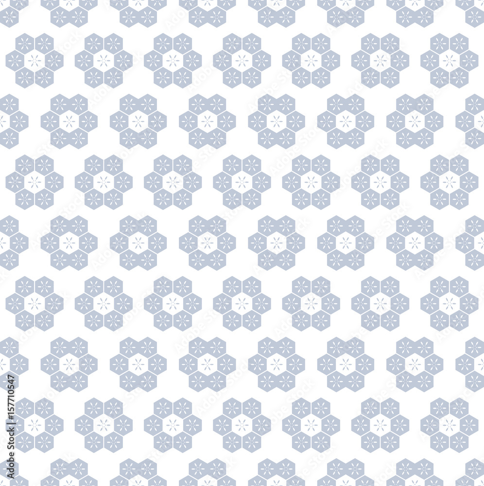 Seamless hexagons pattern. Seamless hexagons pattern.