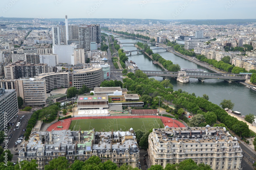 Paris - panorama from Eiffel Tower