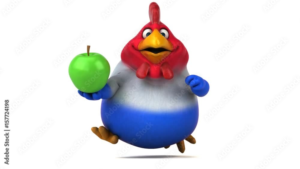 French chick - 3D Animation French chick - 3D Animation