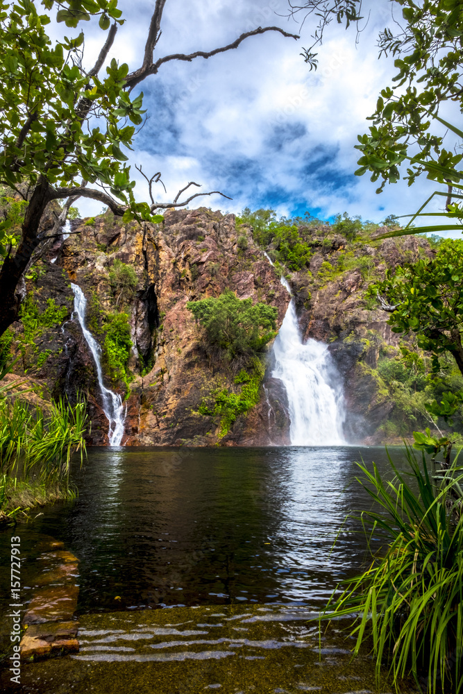 Obraz premium Wangi falls in Litchfield park. australia