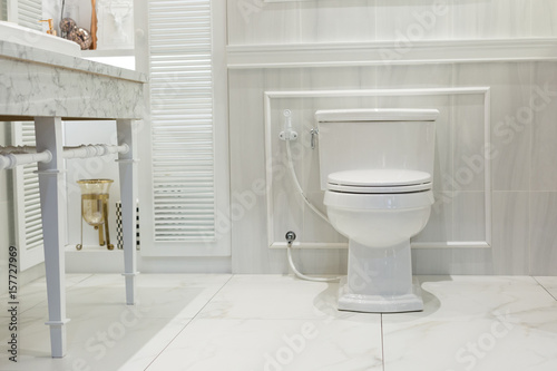 Toilet in Bathroom
