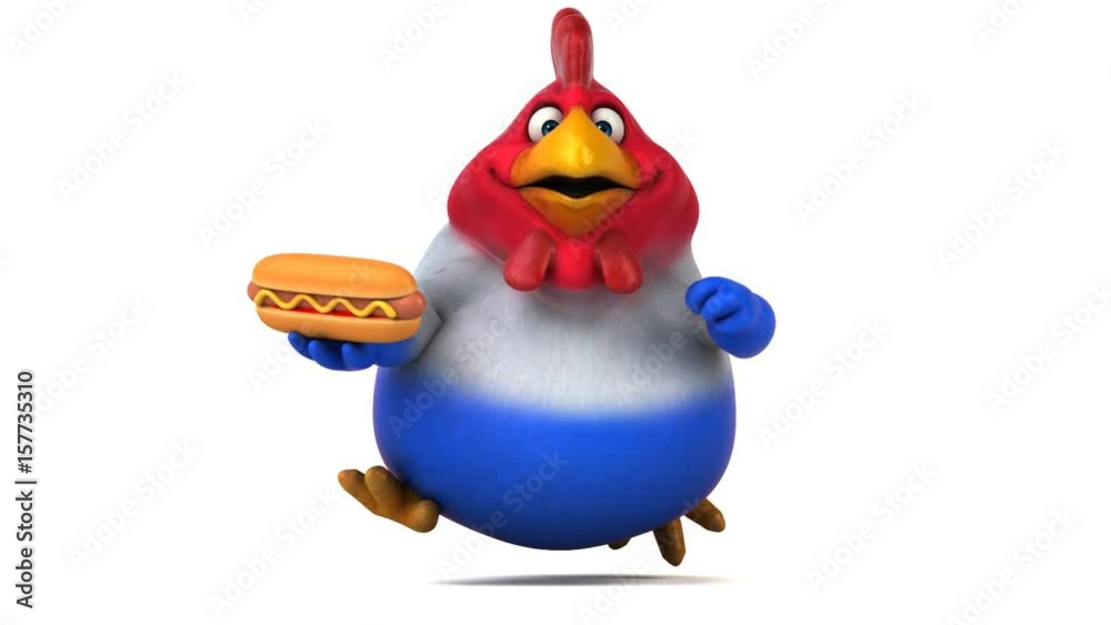 French chick - 3D Animation French chick - 3D Animation