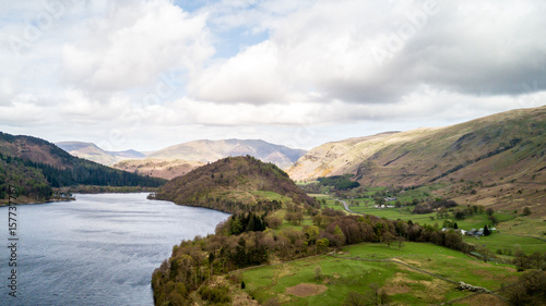 Thirlmere and Great How, Lake District, England