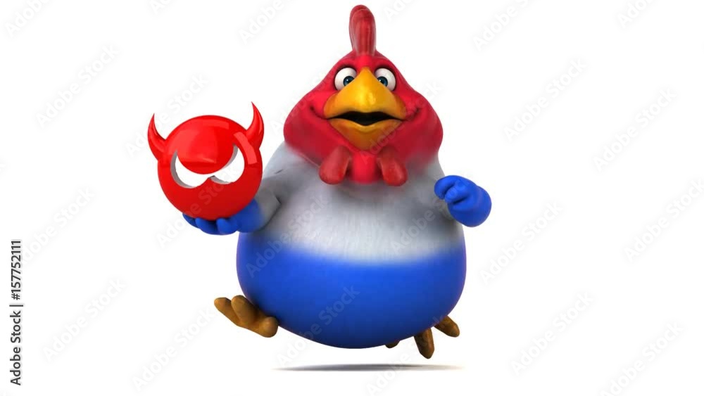 French chick - 3D Animation French chick - 3D Animation