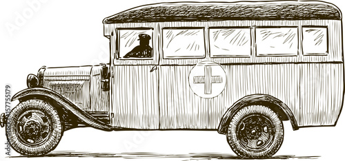 Ambulance bus of the Second World War