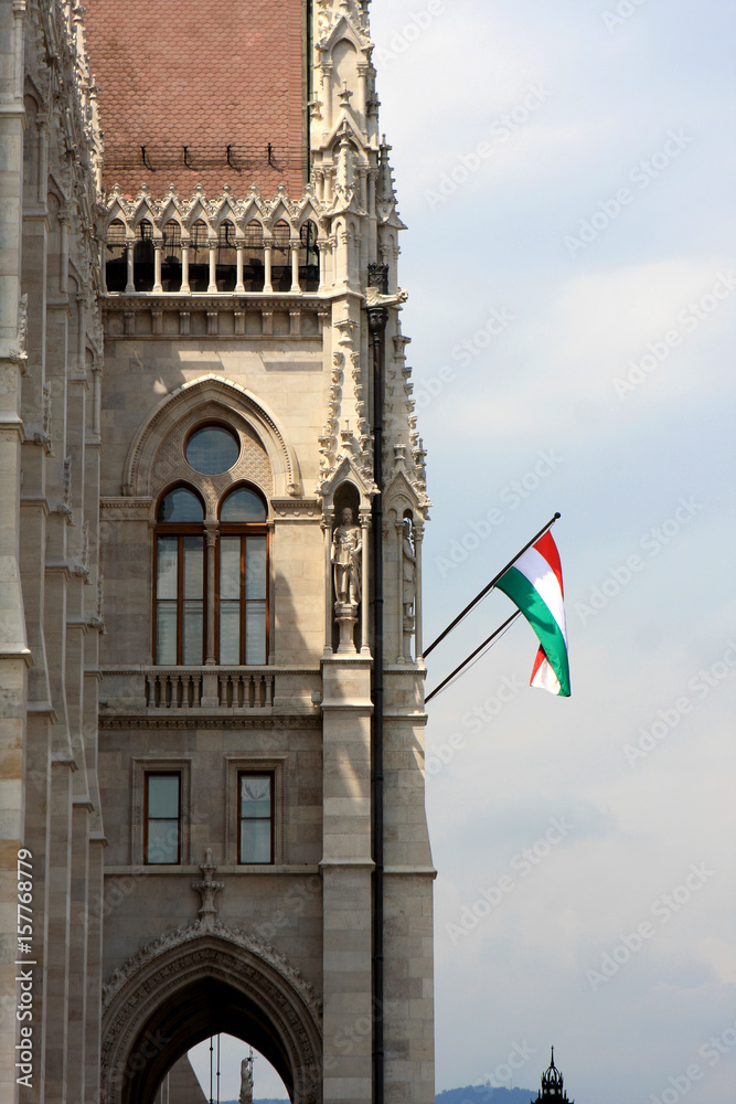 Fototapeta premium The Hungarian Parliament Building in Budapest, Hungary