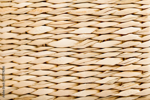 Straw basket texture