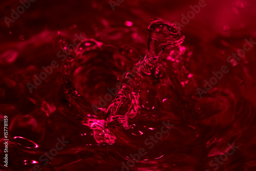 Water drops macro abstract splashing
