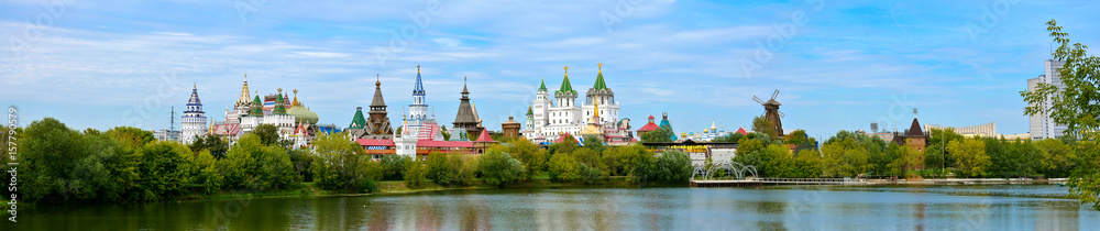 Panoramic view of Izmailovo Kremlin Panoramic view of Izmailovo Kremlin