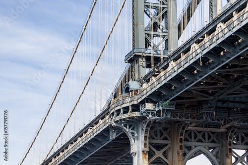 USA, New York City, Manhattan Bridge