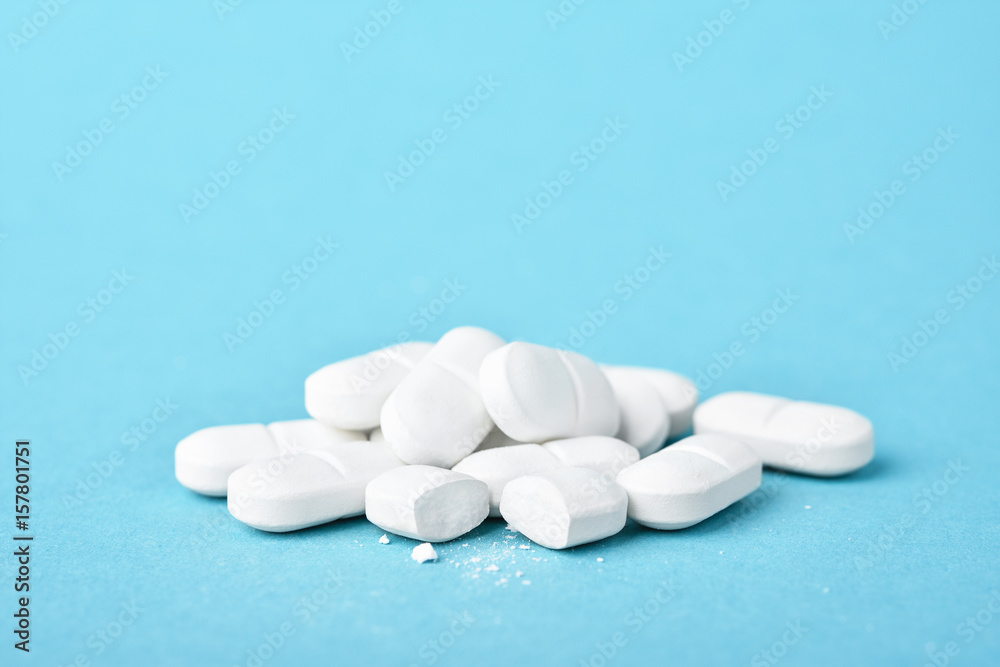 Weiße Tabletten Weiße Tabletten