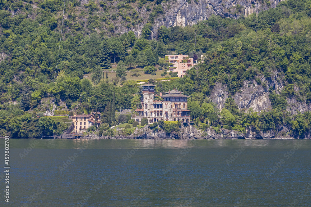Villa Gaeta on Lake Como, Lombardy, Italy.