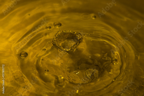 Water drops macro abstract splashing