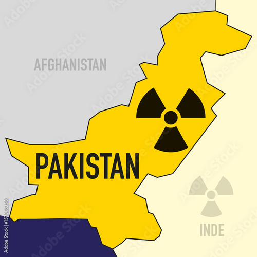 nucléaire - Pakistan - puissance - bombe atomique - carte - guerre