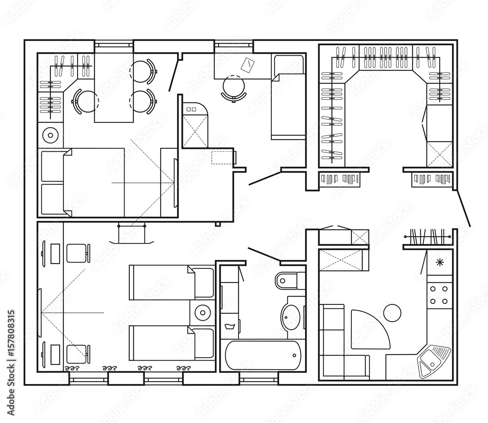 1100 Floor Plan Sketch Stock Photos Pictures  RoyaltyFree Images   iStock  House floor plan sketch