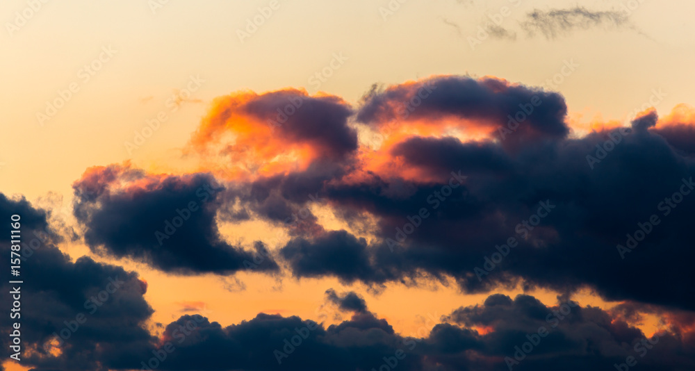 Colorful clouds over East Frisia Colorful clouds over East Frisia