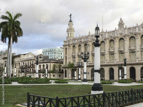 Great Theatre and the garden in Havana, Cuba