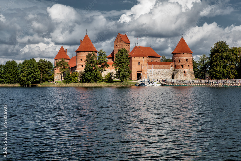 Trakai Island Castle in Lithuania, Europe