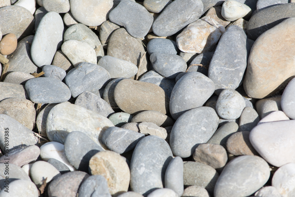 Stone pebbles as a backgorund texture