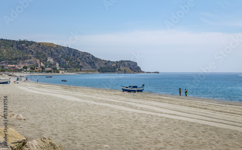 Mediterranean beach of Ionian Sea - Bova Marina  Calabria  Italy