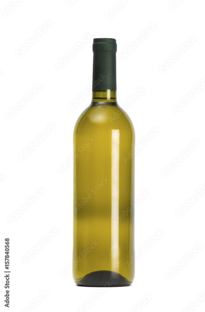 Mock up bottle of wine isolated on white background Mock up bottle of wine isolated on white background