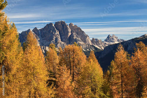 Dolomites  Cristallo mountain  Veneto  Italy