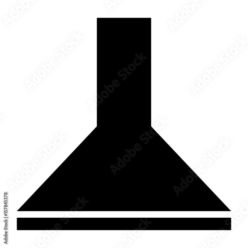 Exhaust hood  the black color icon .
