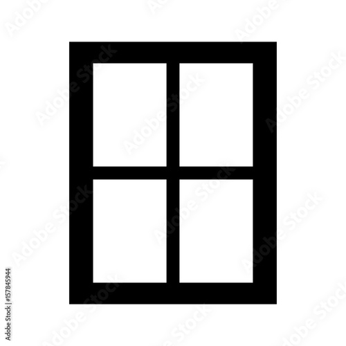 Window the black color icon .