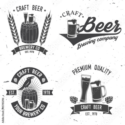 Vintage design for bar, pub and restaurant business.