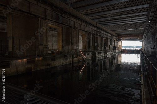 U-Boat pen, known as Keroman 3 in Lorient, France photo