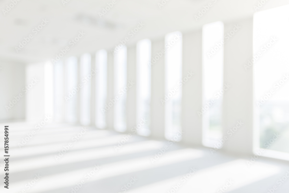 Store, interior, office, abstract defocused blurred background. heaven light Hope concept abstract blurred background... - obrazy, fototapety, plakaty 