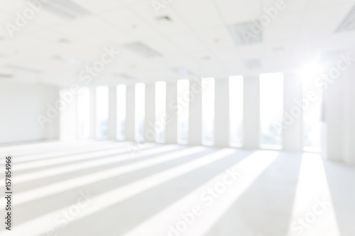 Store, interior, office, abstract defocused blurred background. heaven light Hope concept abstract blurred background...