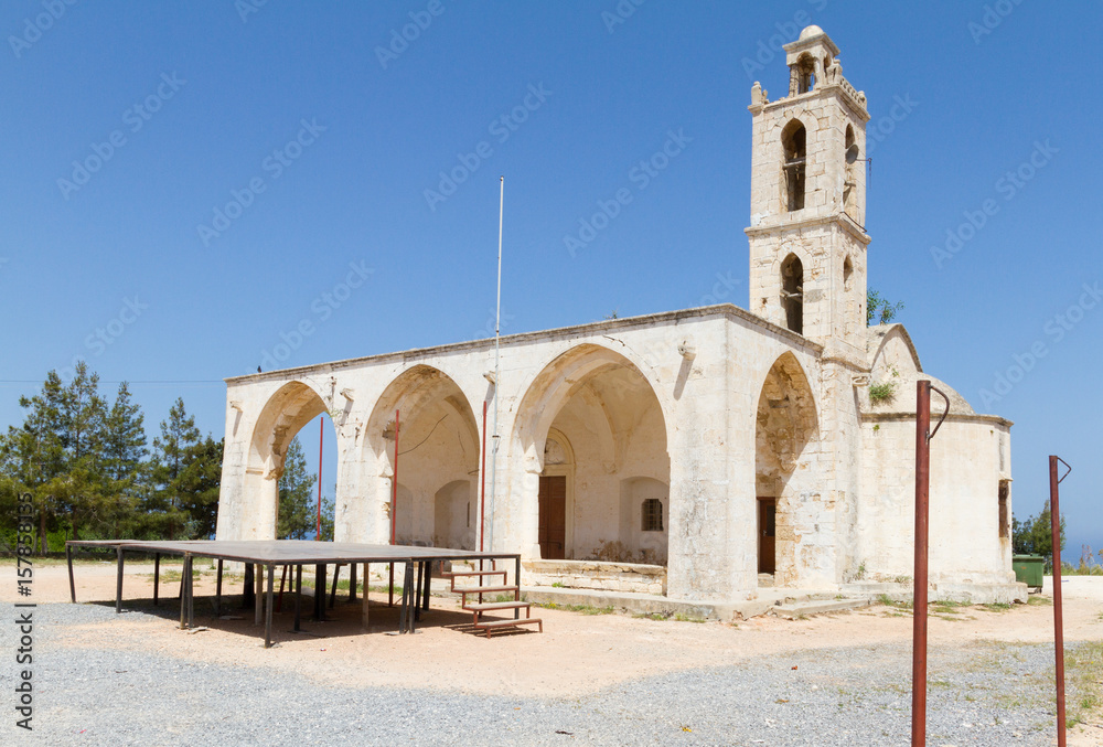 Archaggelos Michael Church in Yialousa, Karpasia, Cyprus- new church view