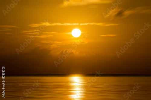Fototapeta Naklejka Na Ścianę i Meble -  sunset sky, unfocused