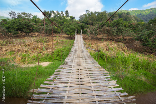 jungles forest mountain sun bridge thailand